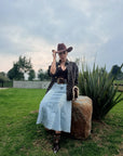 FALDA CELESTE