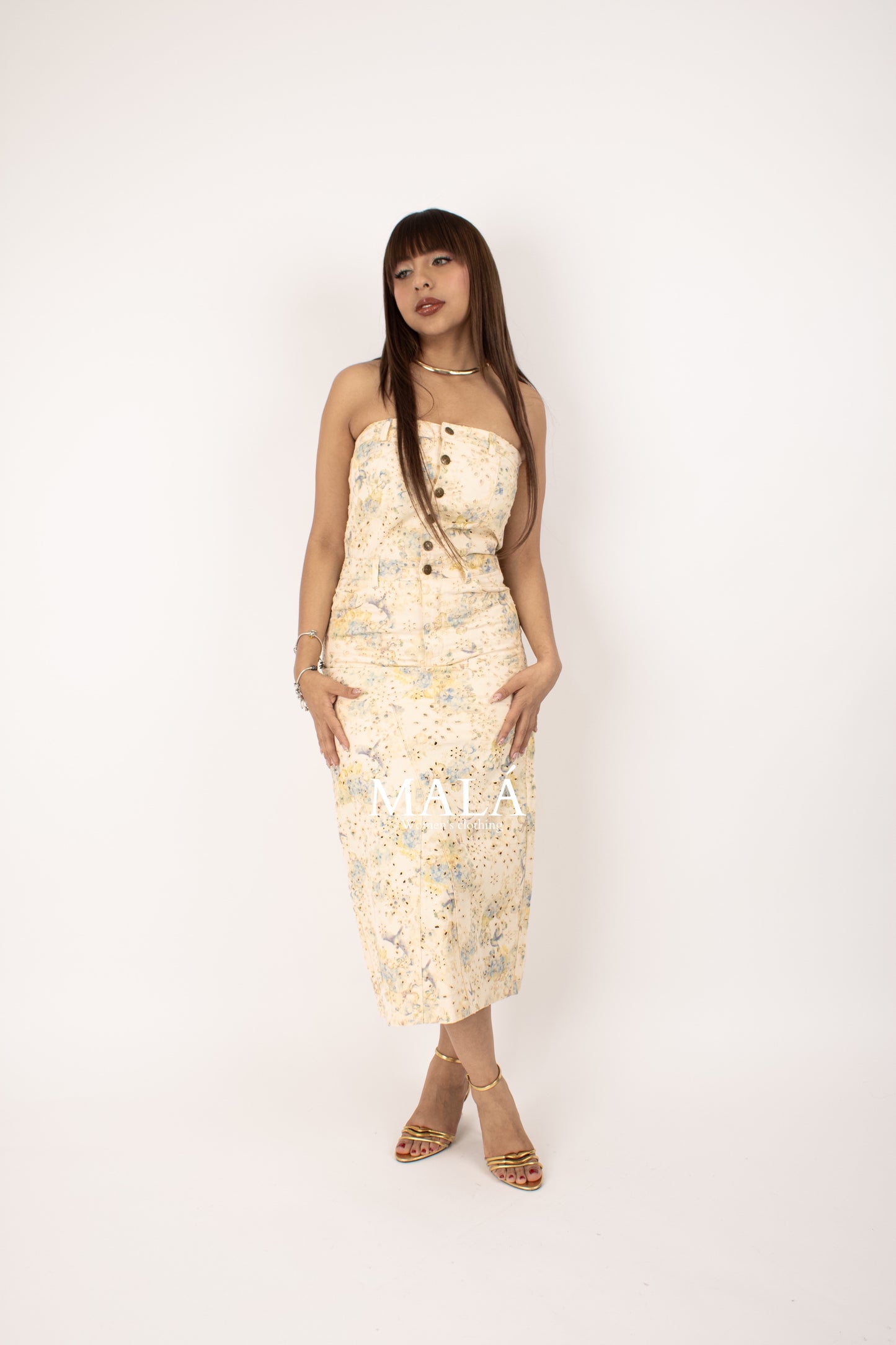 VESTIDO STRAPLE