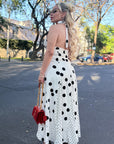 VESTIDO HALTER POLKA DOTS