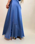 VESTIDO SATÉN BLUE