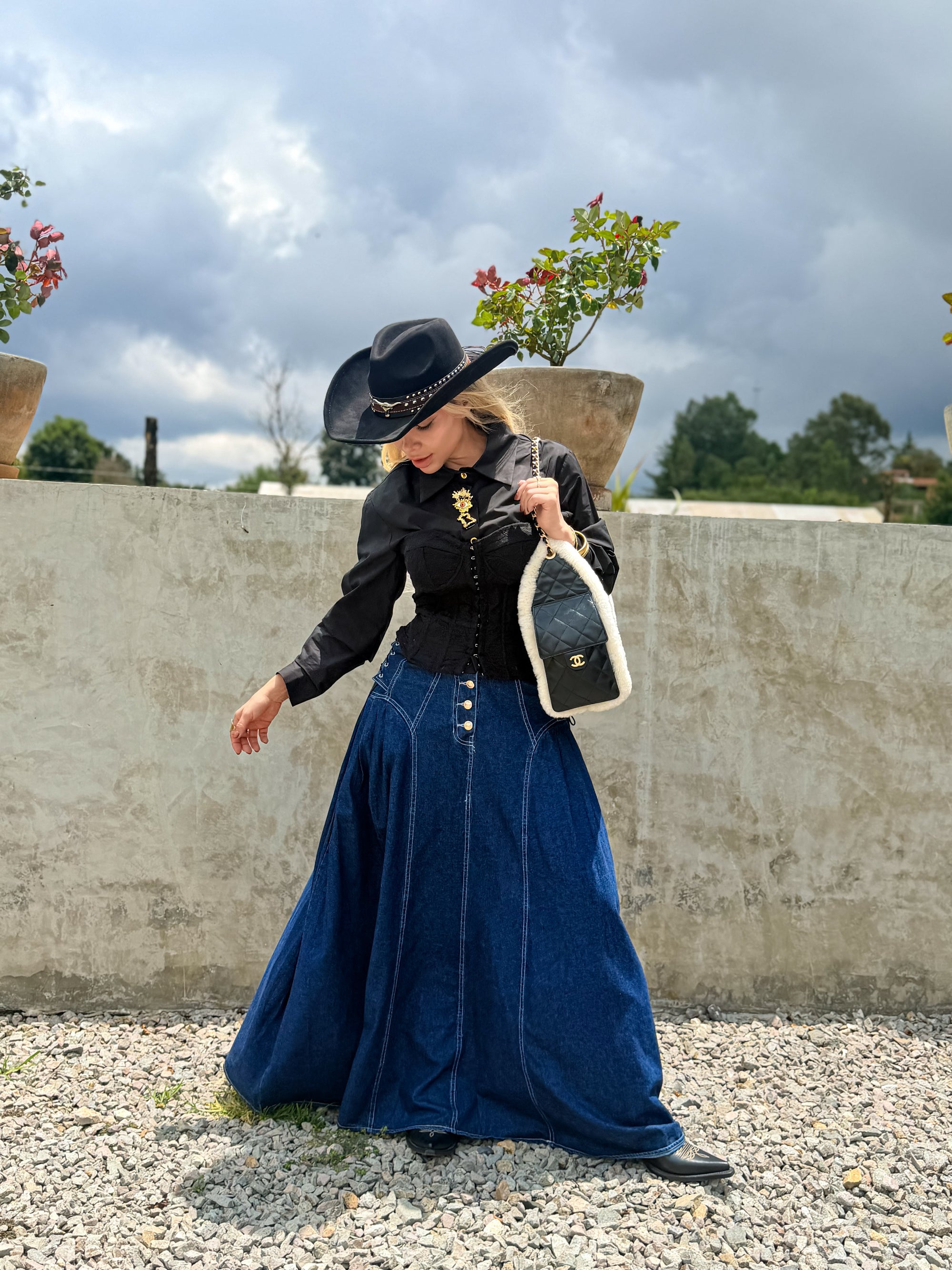 FALDA DENIM OLIVIA