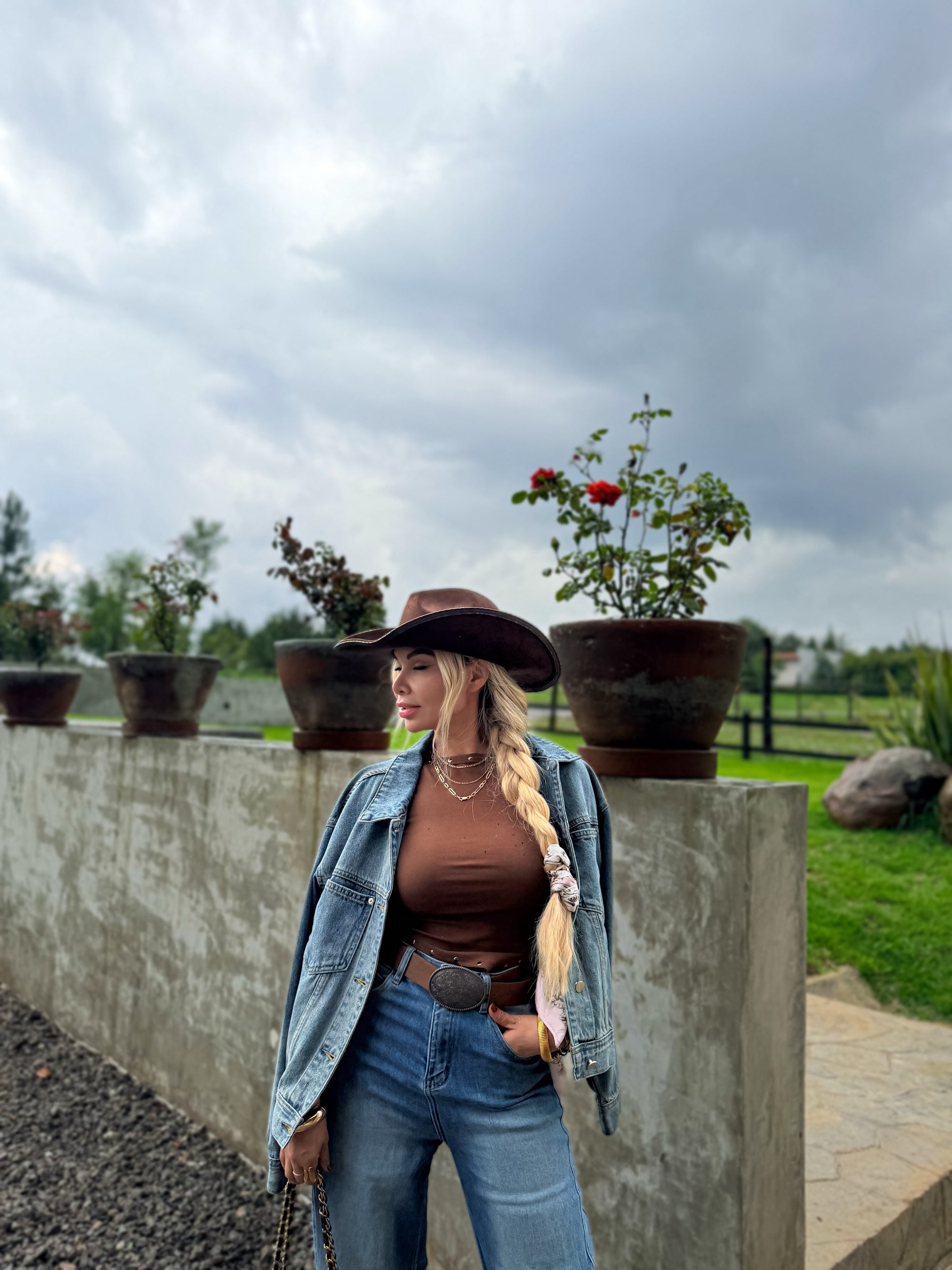 CHAQUETA DENIM OVERSIZE
