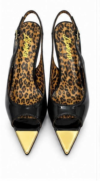 Slingback Punta Metálica