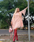 BLUSÓN VESTIDO ROSÉ