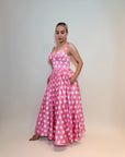 VESTIDO PINK POLKA