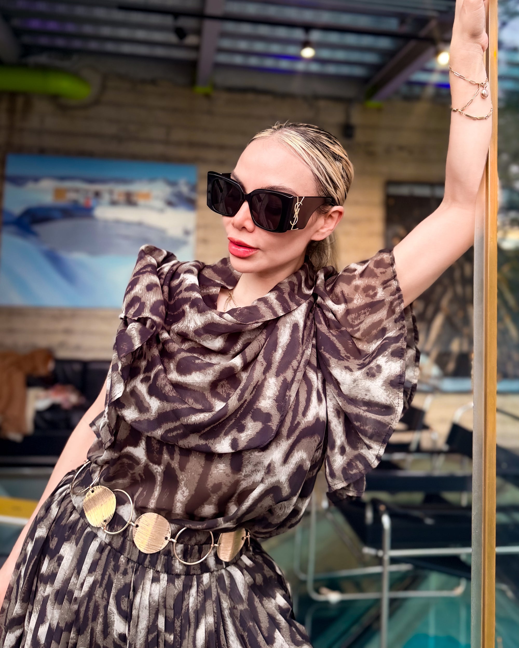SET ESTAMPADO ANIMAL PRINT