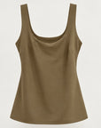 Blusa Scoop — Camel