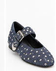 Zapatos Mary Jane Denim Studs