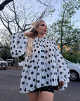 BLUSA DE LUNARES