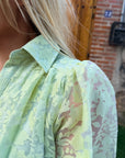 VESTIDO VERDE CELESTE