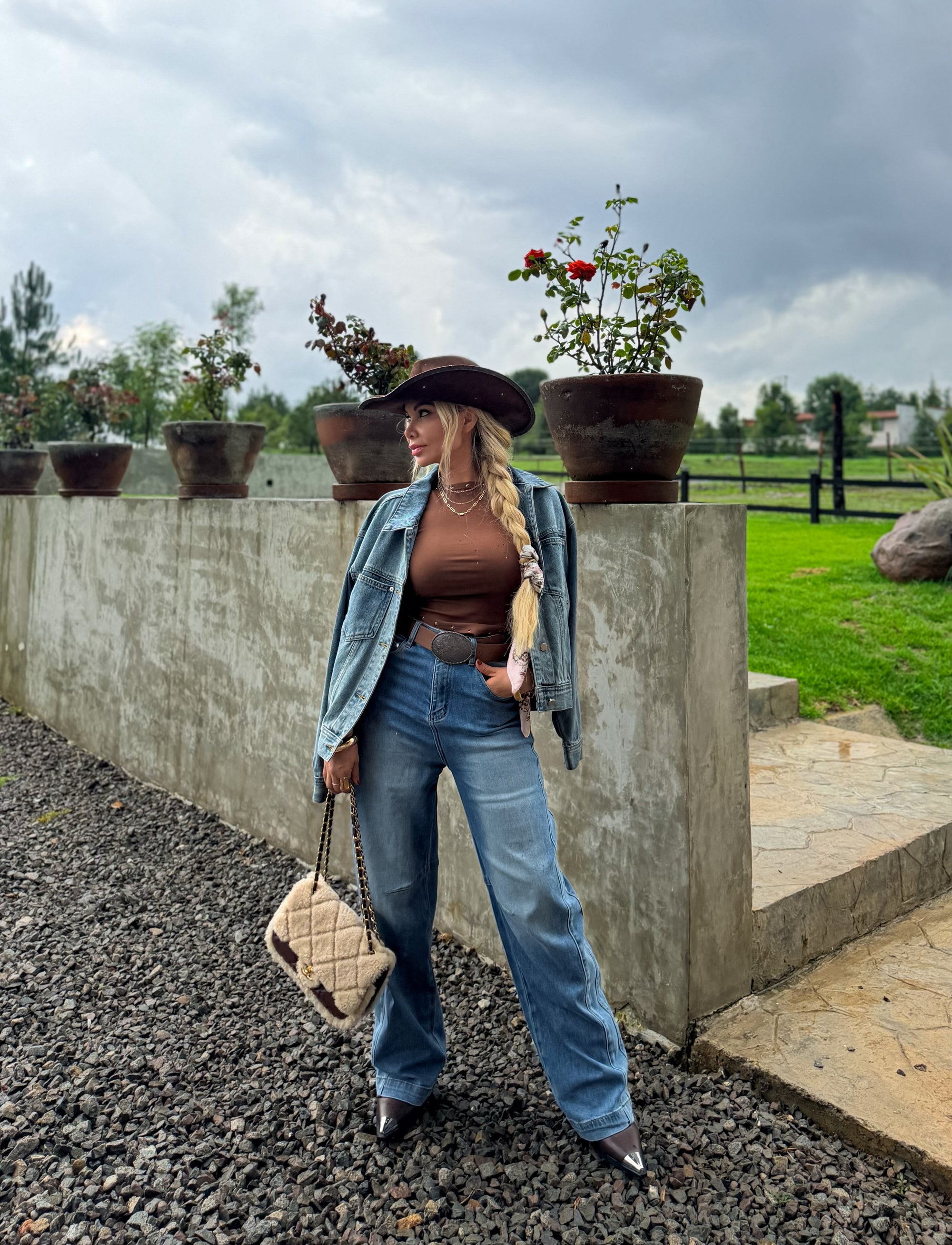 CHAQUETA DENIM OVERSIZE
