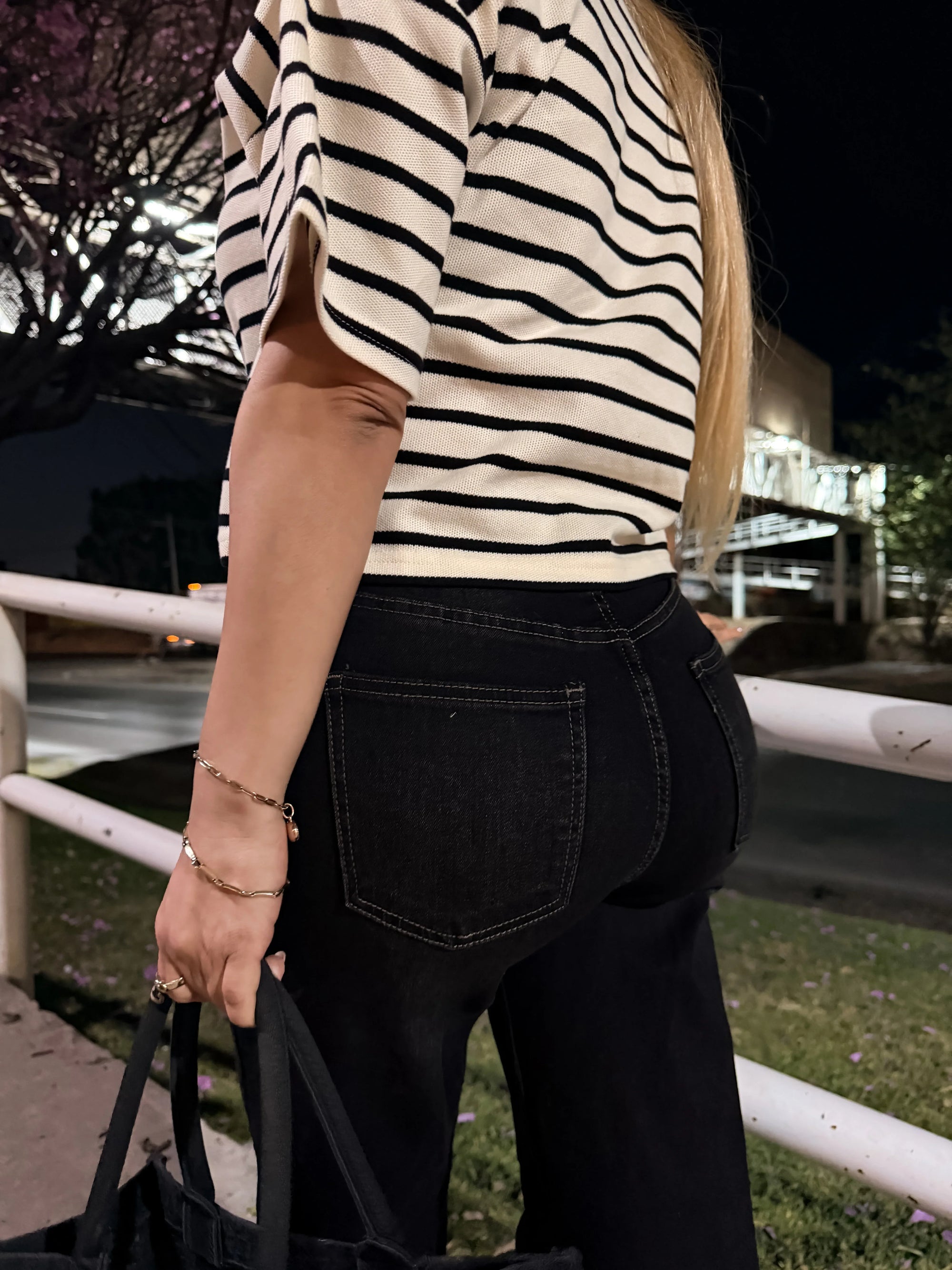 BLUSA TEJIDA DE RAYAS