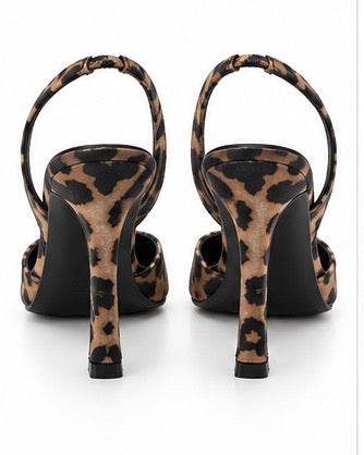 Zapatillas de Tacón Leopardo