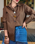 CAMISERA CHOCOLATE ARES
