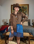 CAMISERA CHOCOLATE ARES