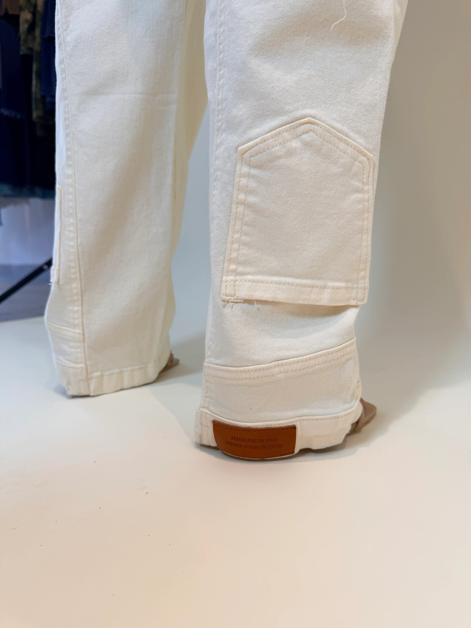 PANTALÓN DENIM WIDE LEG STRECH
