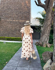 VESTIDO CAMISERO POLKA LATTE