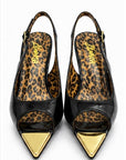 Slingback Punta Metálica