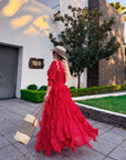 VESTIDO RED POLKA