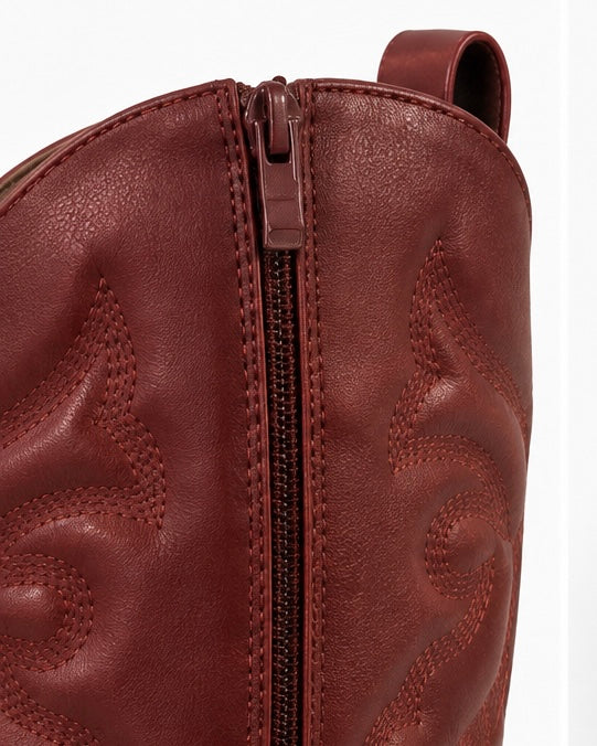 Botas western bordadas — Vino