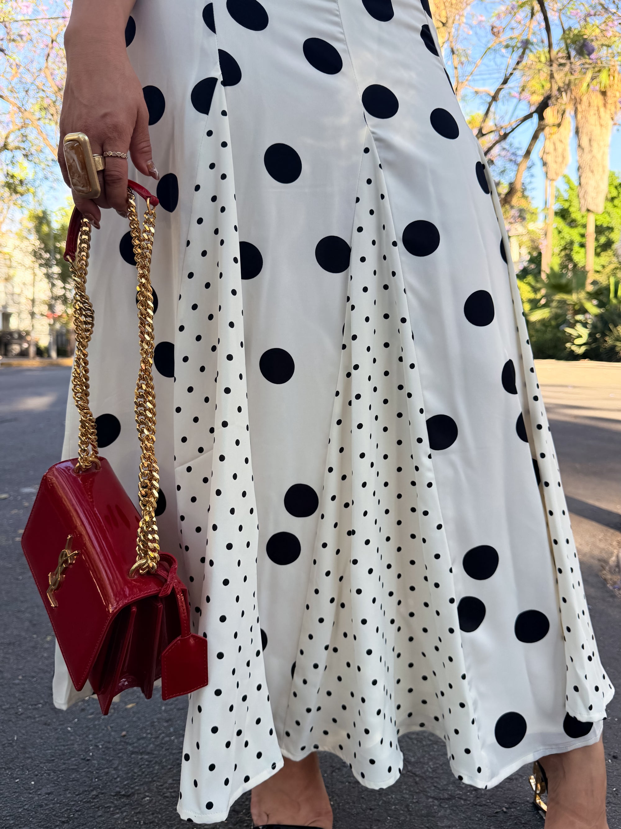 VESTIDO HALTER POLKA DOTS