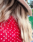 VESTIDO RED POLKA