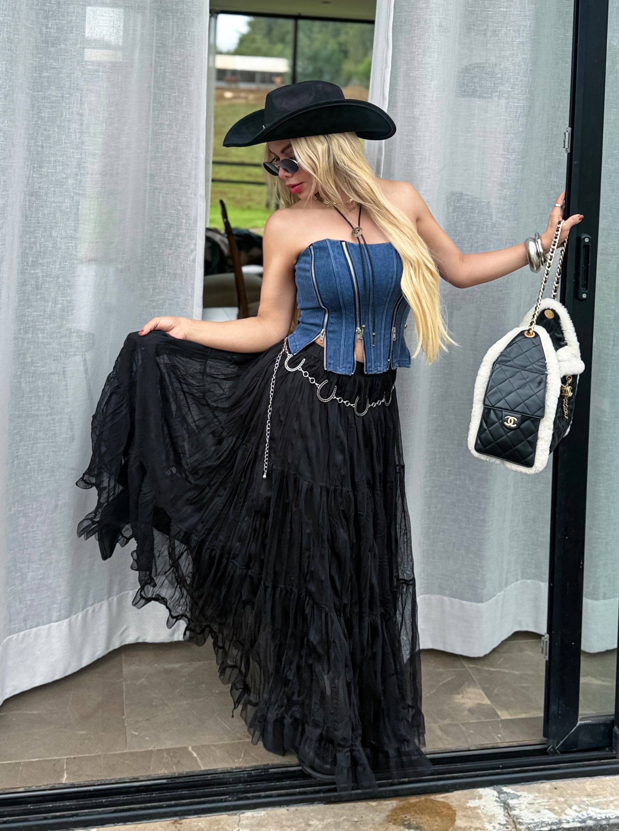 CORSET DENIM