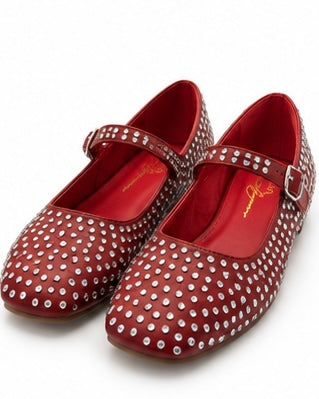 Flats Mary Jane — Rojo