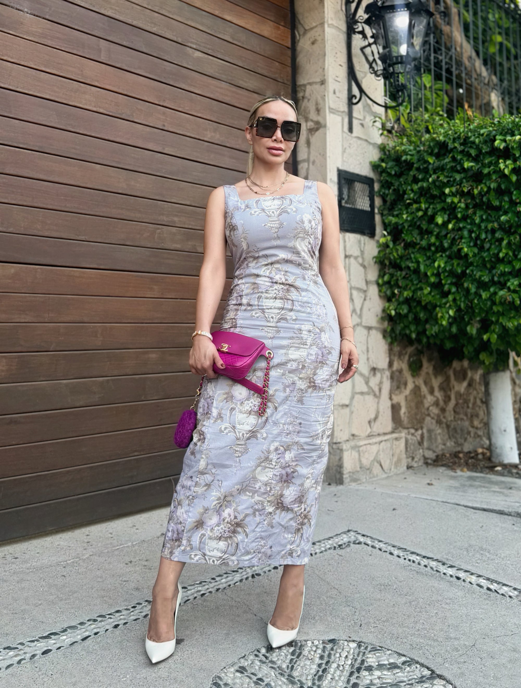 VESTIDO FLORAL LAVANDA