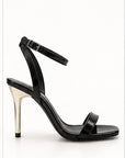 Sandalias de tacón alto — Negro