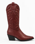 Botas western bordadas — Vino