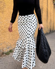 FALDA POLKA DOTS WHITE