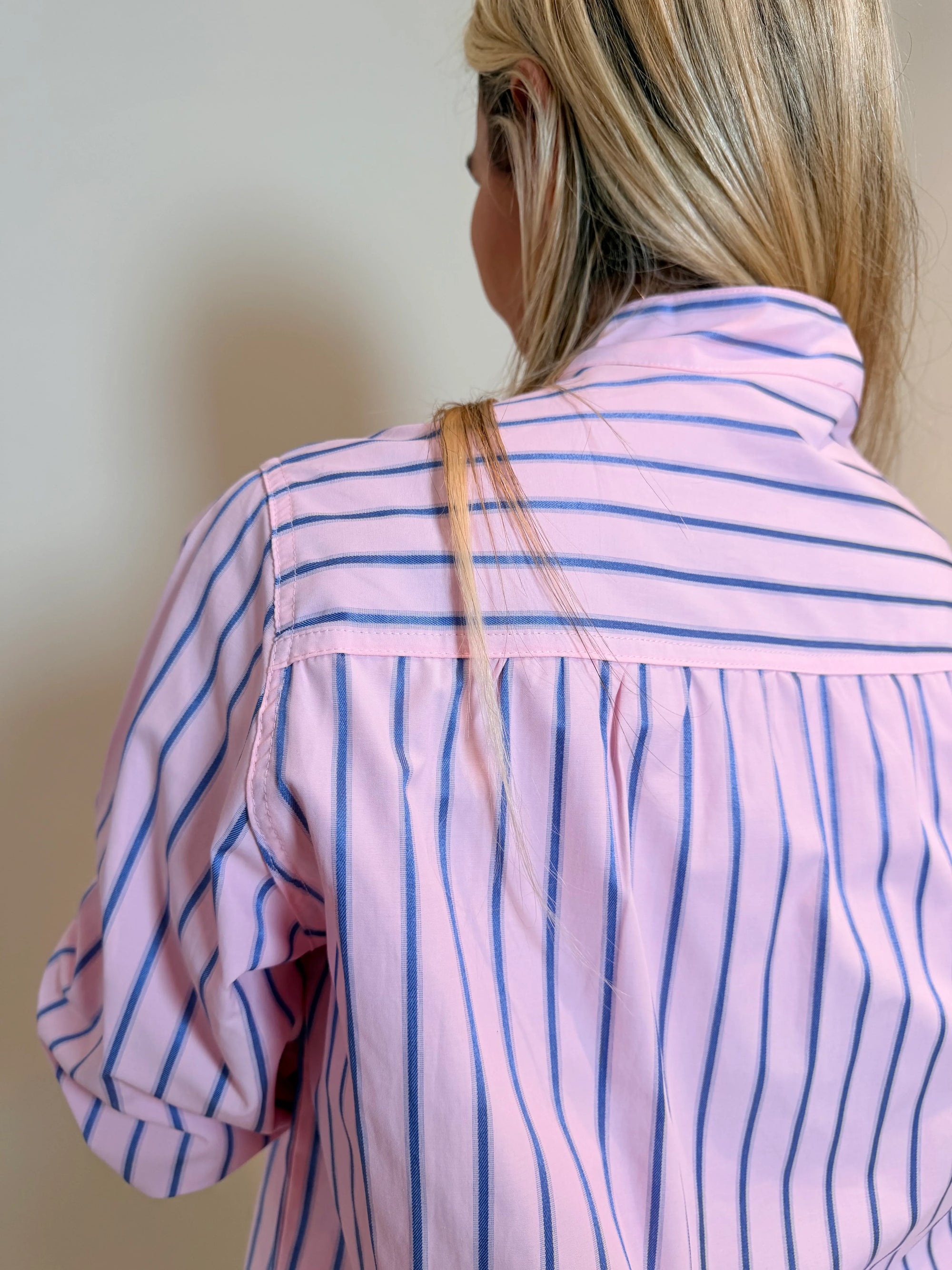 CAMISERA DE RAYAS CON LAZADA