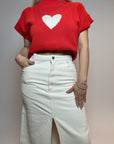BLUSA DE PUNTO CROPPED