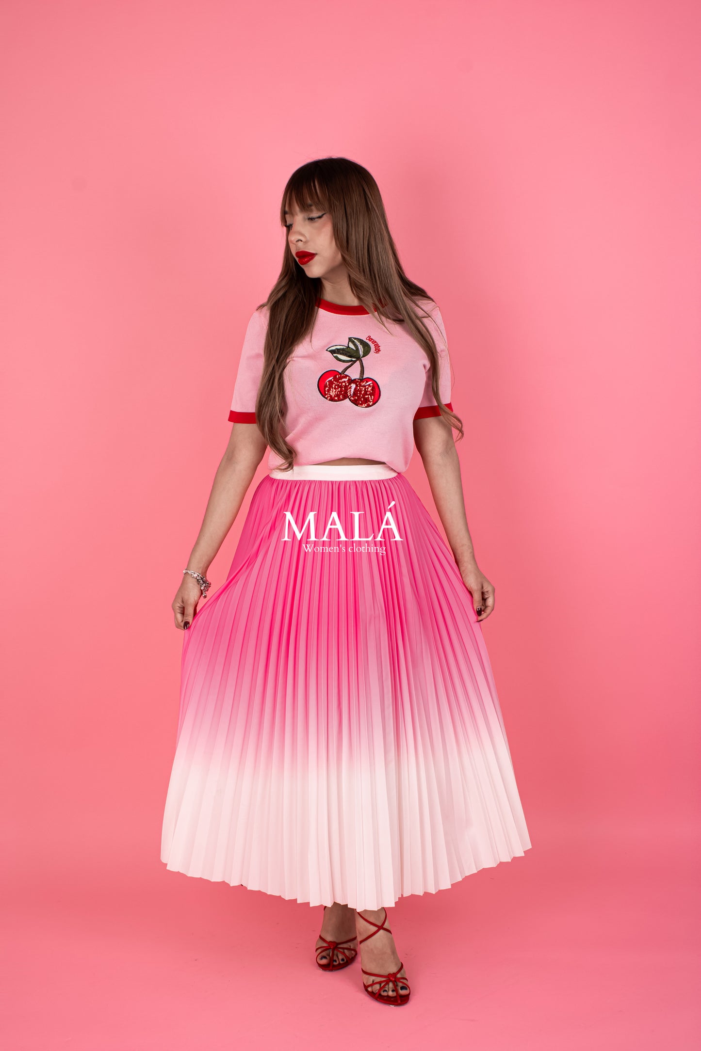 FALDA PLISADA