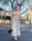 VESTIDO HALTER POLKA DOTS