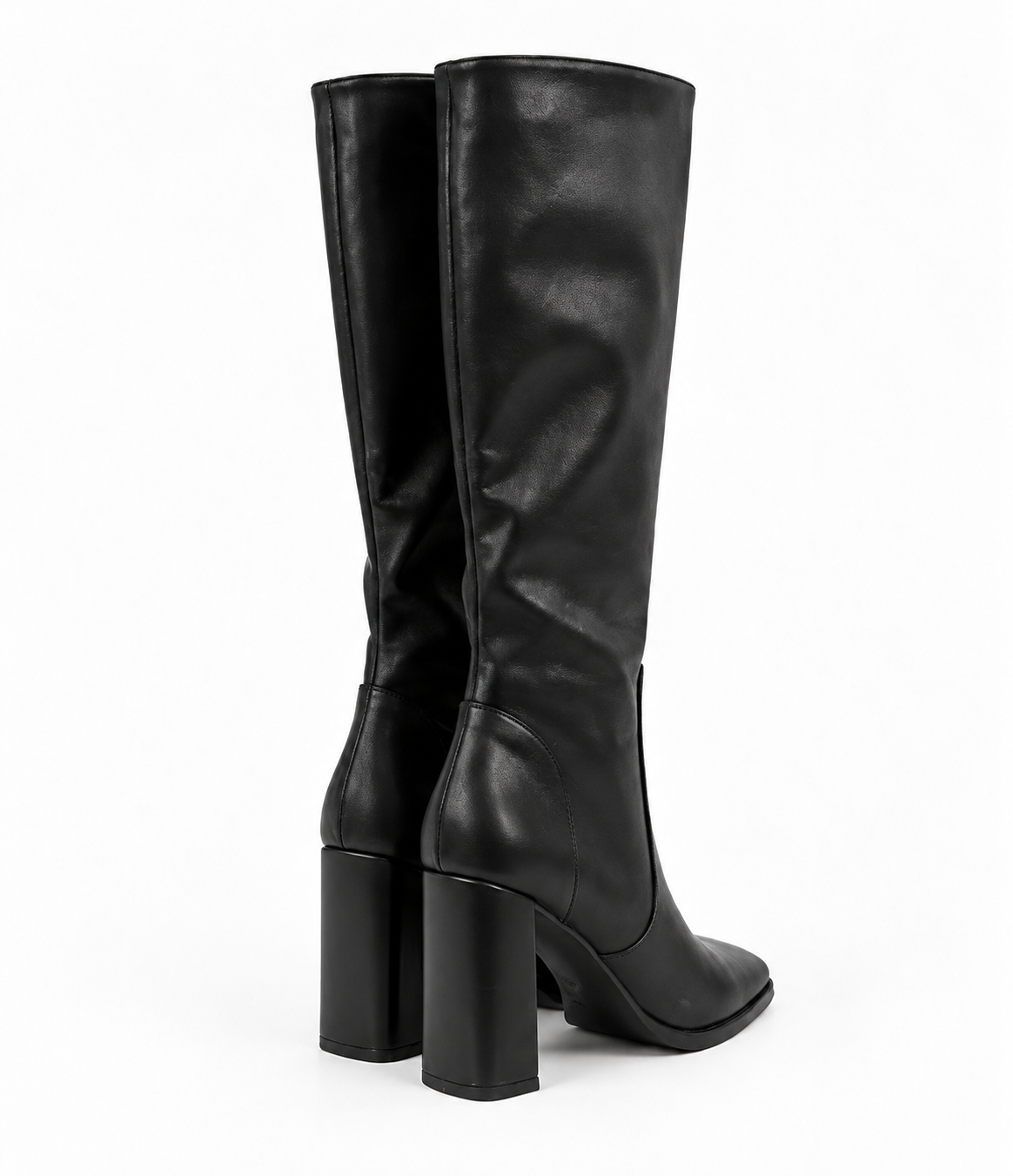 Botas altas negras de tacón
