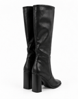 Botas altas negras de tacón