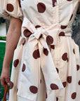 VESTIDO CAMISERO POLKA LATTE