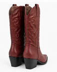 Botas western bordadas — Vino