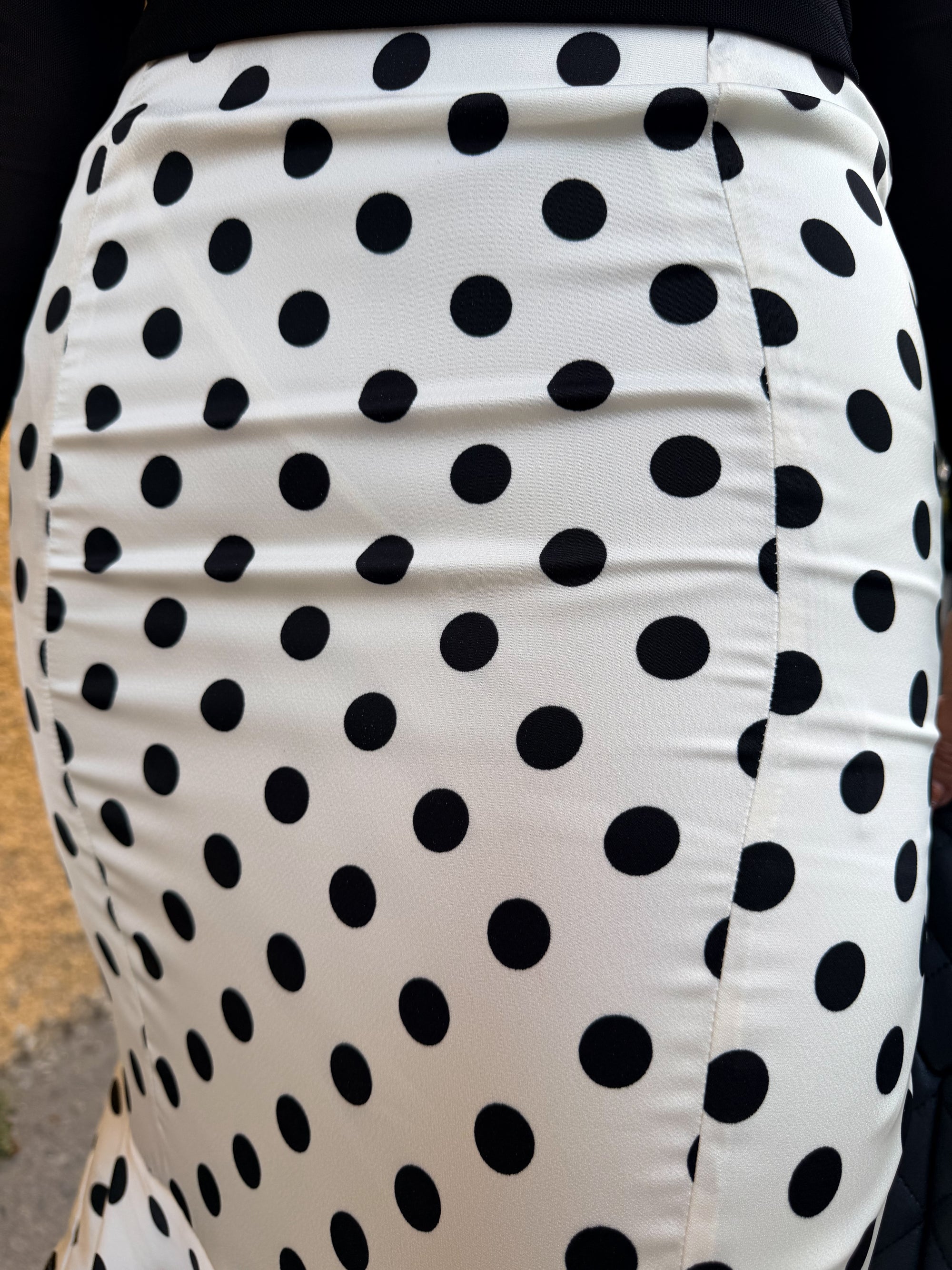 FALDA POLKA DOTS WHITE