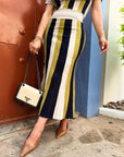 SET OLIVO ACANALADO
