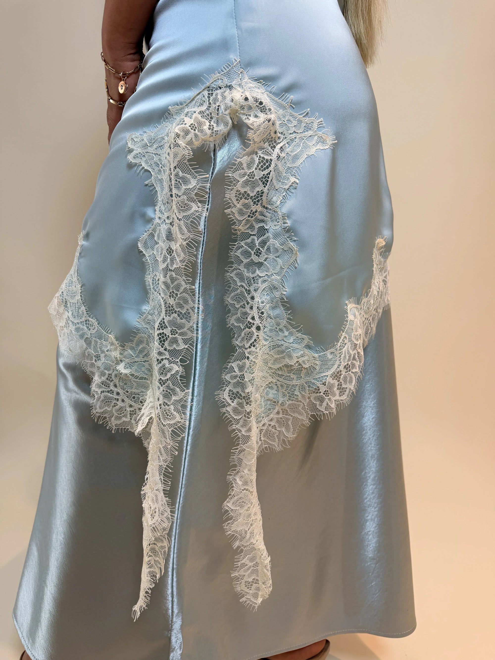 VESTIDO LENCERO AQUA