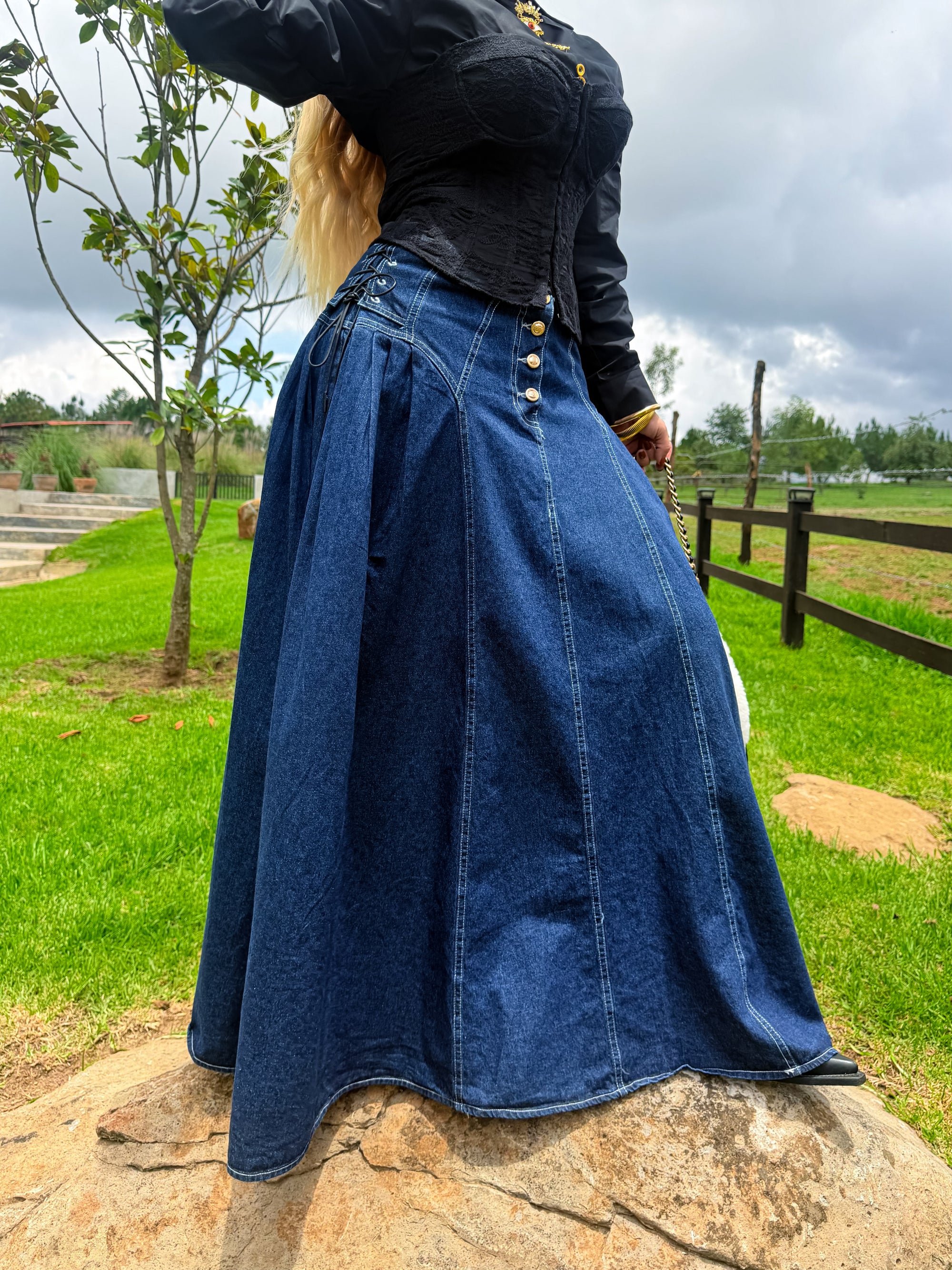 FALDA DENIM OLIVIA