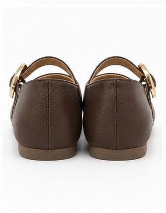 Flats Mary Jane — Chocolate