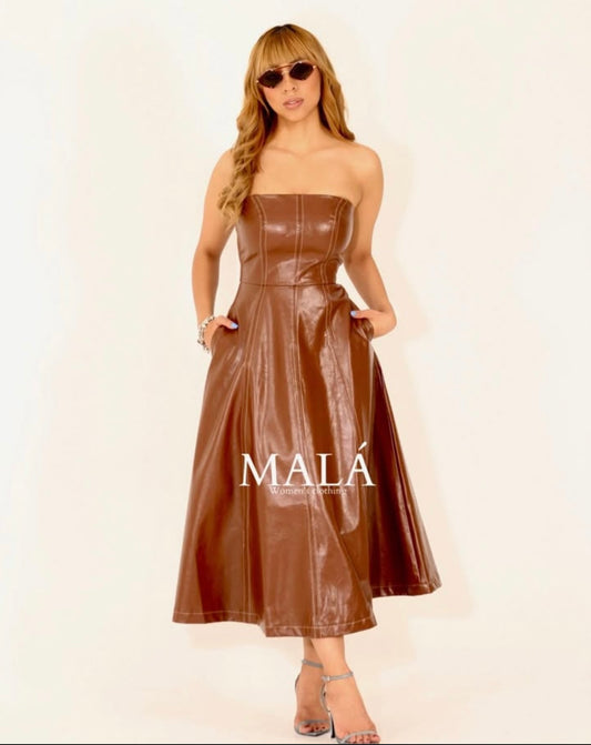 VESTIDO MOCHA MOUSSE