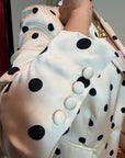 BLAZER SATINADO DE LUNARES