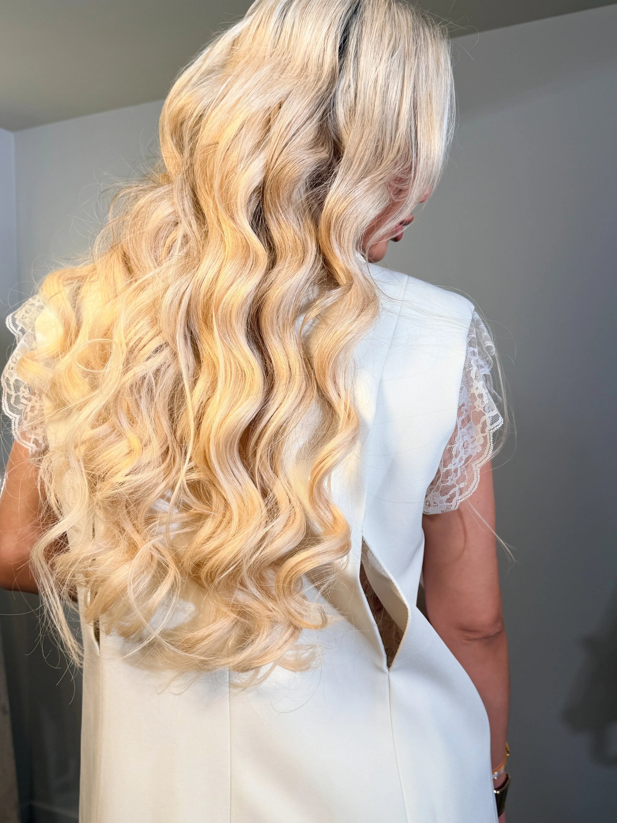 VESTIDO TIPO BLAZER CON ENCAJE