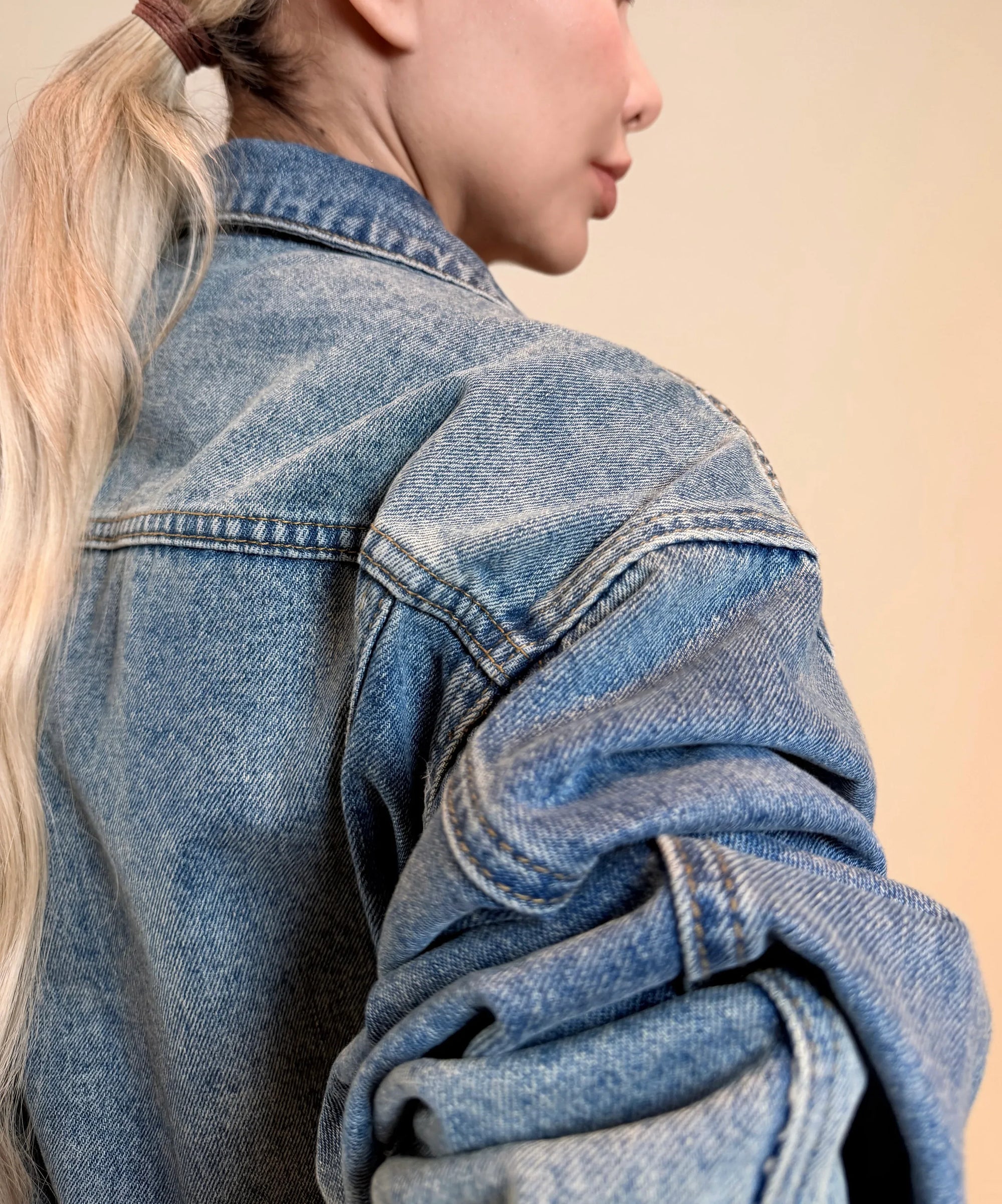 CHAQUETA DENIM OVERSIZE