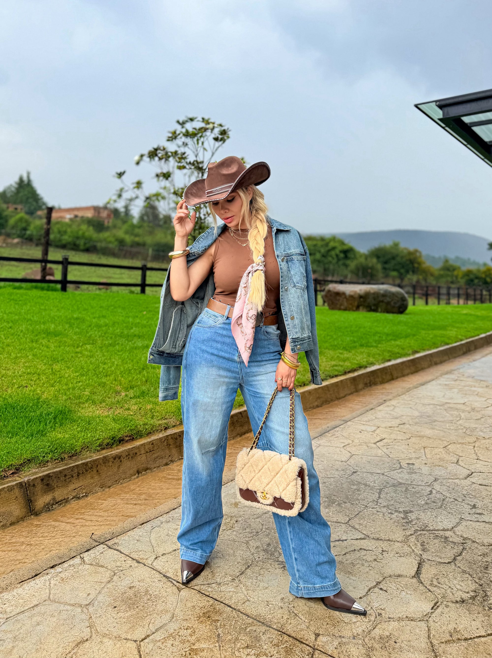 CHAQUETA DENIM OVERSIZE